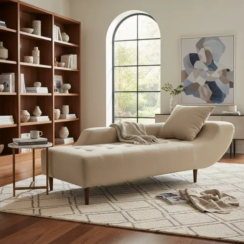 Divã em consultório de psicanálise com iluminação suave, representando o setting analítico e a relação com a fala